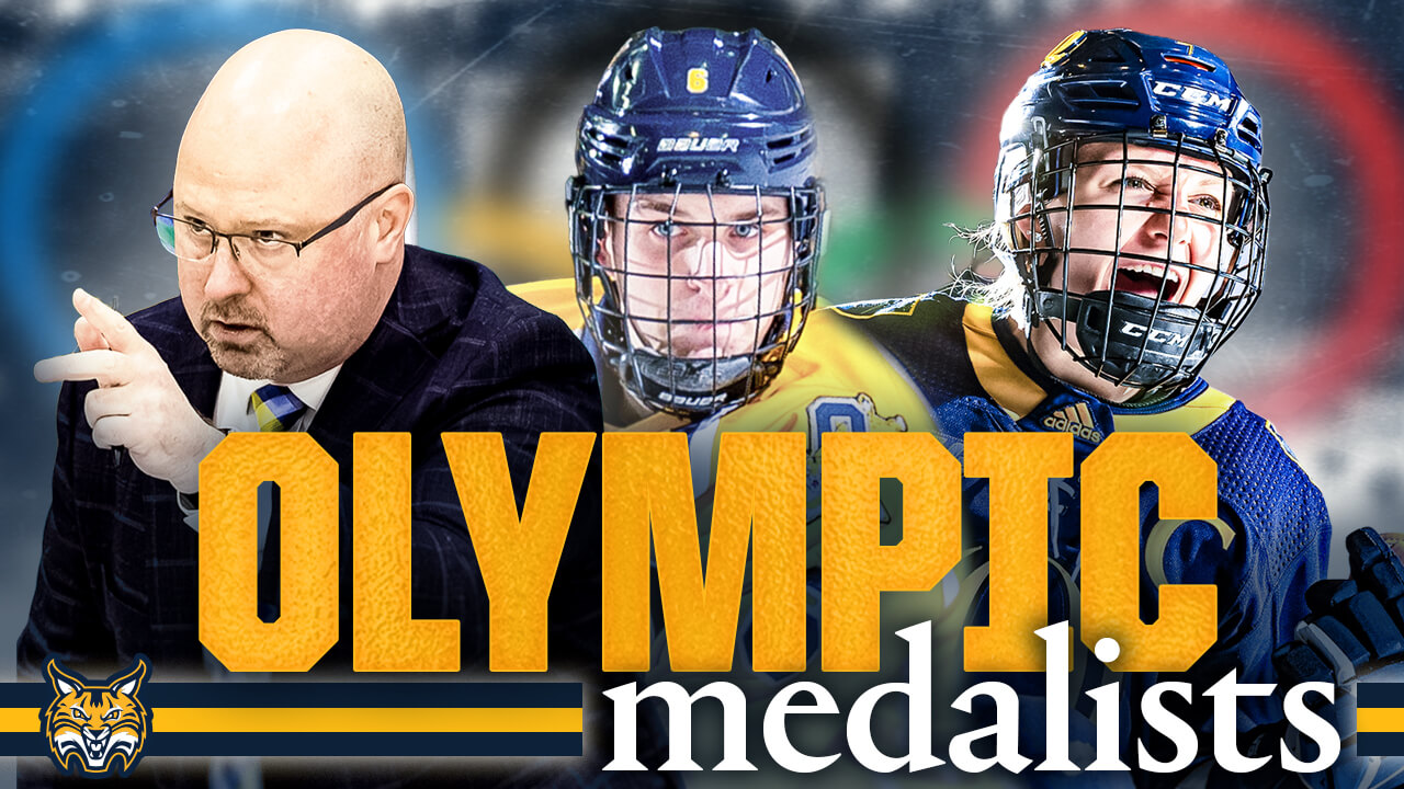 Brent Hill, Devon Toews and Kati Tabin