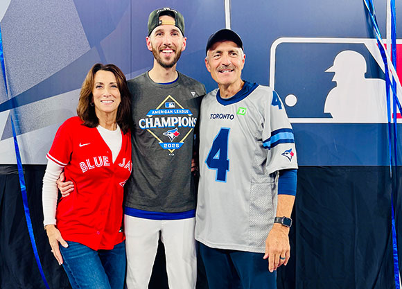 Lou Iannotti with his parents