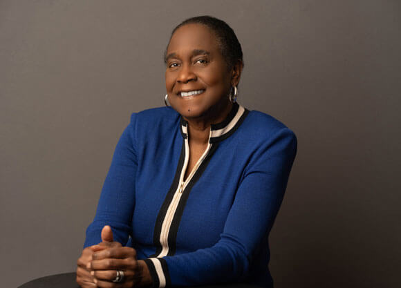 Marilyn Ford smiles for a photo