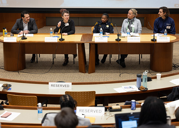 A panel at the 13th John A. Speziale Alternative Dispute Resolution Symposium.